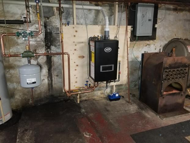 A recent boiler installation job in the Stroudsburg, PA area