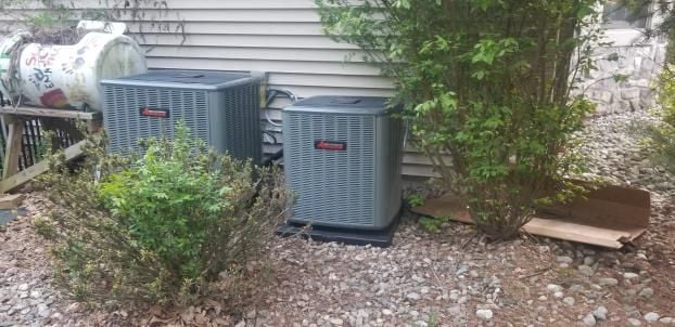 A recent air conditioning install job in the Stroudsburg, PA area